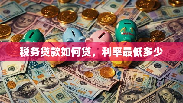 税务贷款如何贷，利率最低多少