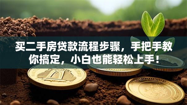 买二手房贷款流程步骤，手把手教你搞定，小白也能轻松上手！