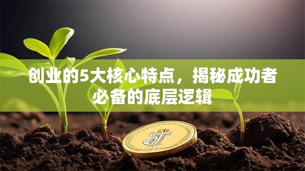 创业的5大核心特点，揭秘成功者必备的底层逻辑