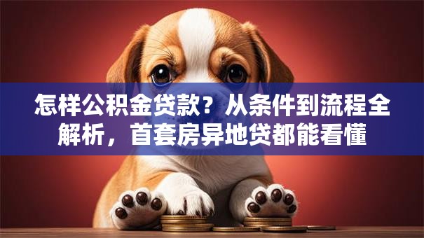 怎样公积金贷款？从条件到流程全解析，首套房异地贷都能看懂