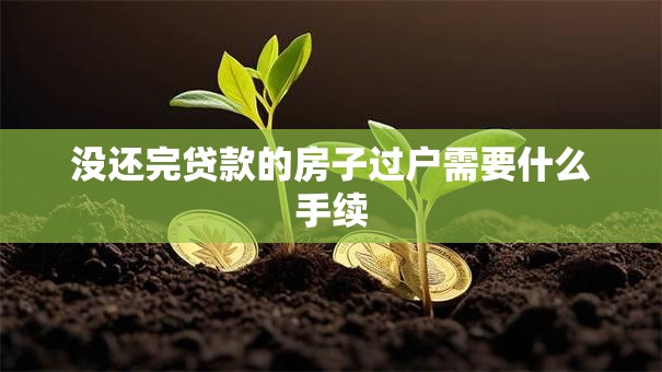 没还完贷款的房子过户需要什么手续