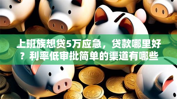上班族想贷5万应急，贷款哪里好？利率低审批简单的渠道有哪些