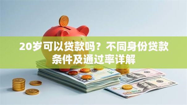 20岁可以贷款吗？不同身份贷款条件及通过率详解