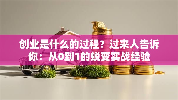 创业是什么的过程?过来人告诉你:从0到1的蜕变实战经验 创业是什么的过程?过来人告诉你:从0到1的蜕变实战经验