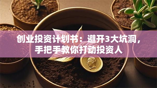 创业投资计划书：避开3大坑洞，手把手教你打动投资人