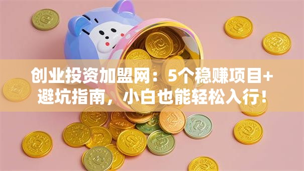 创业投资加盟网：5个稳赚项目+避坑指南，小白也能轻松入行！