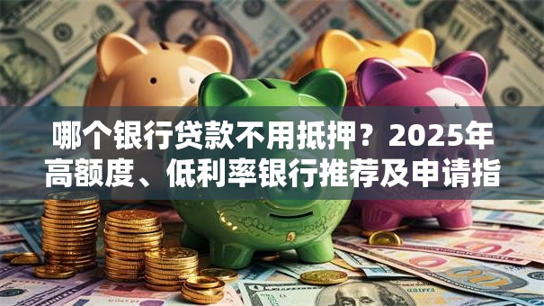 哪个银行贷款不用抵押？2025年高额度、低利率银行推荐及申请指南