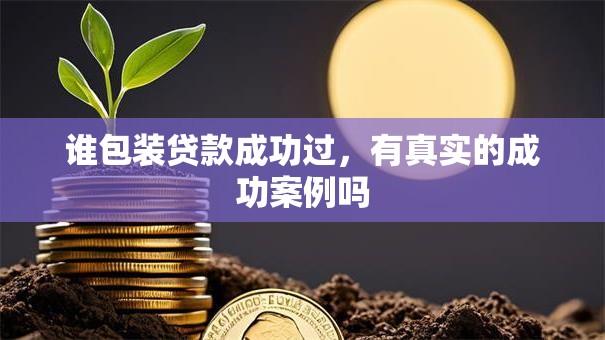 谁包装贷款成功过，有真实的成功案例吗