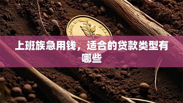 上班族急用钱，适合的贷款类型有哪些