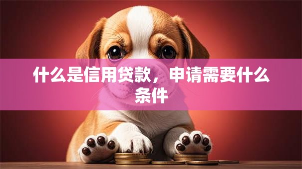 什么是信用贷款，申请需要什么条件
