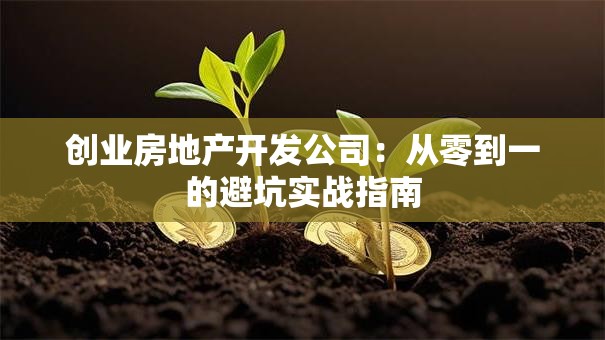 创业房地产开发公司：从零到一的避坑实战指南
