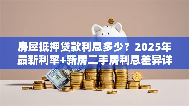 房屋抵押贷款利息多少？2025年最新利率+新房二手房利息差异详解