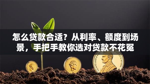 怎么贷款合适？从利率、额度到场景，手把手教你选对贷款不花冤枉钱