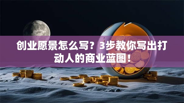 创业愿景怎么写？3步教你写出打动人的商业蓝图！