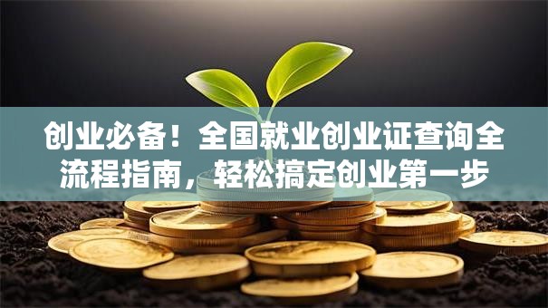 创业必备！全国就业创业证查询全流程指南，轻松搞定创业第一步