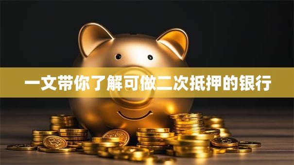 一文带你了解可做二次抵押的银行