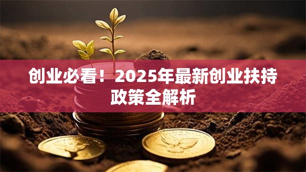 创业必看！2025年最新创业扶持政策全解析