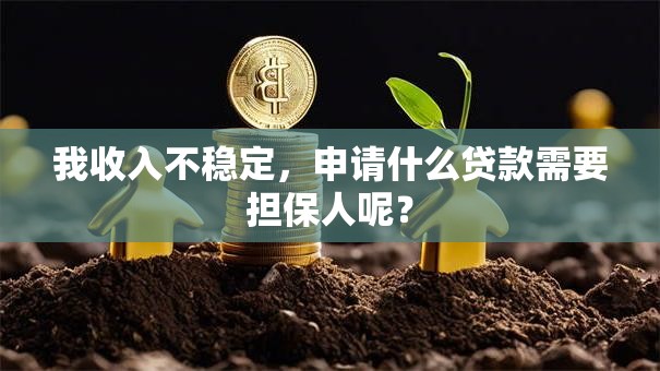 我收入不稳定，申请什么贷款需要担保人呢？