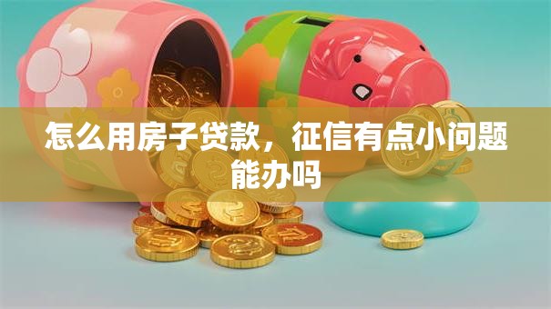 怎么用房子贷款，征信有点小问题能办吗