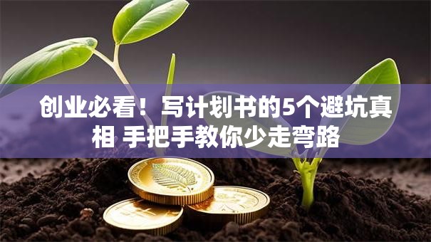 创业必看！写计划书的5个避坑真相 手把手教你少走弯路