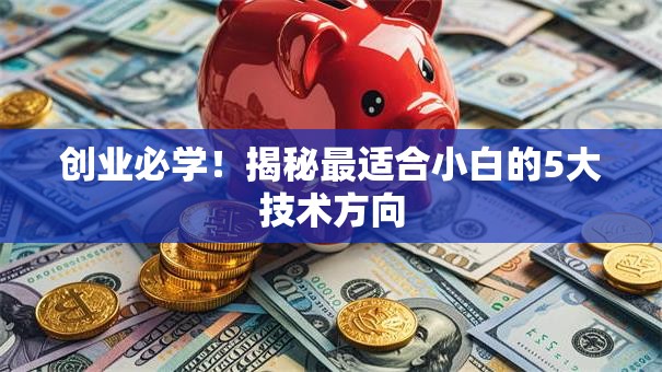 创业必学！揭秘最适合小白的5大技术方向