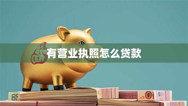 有营业执照怎么贷款