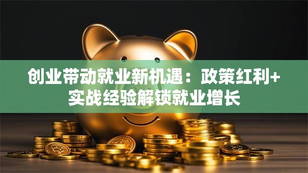 创业带动就业新机遇：政策红利+实战经验解锁就业增长