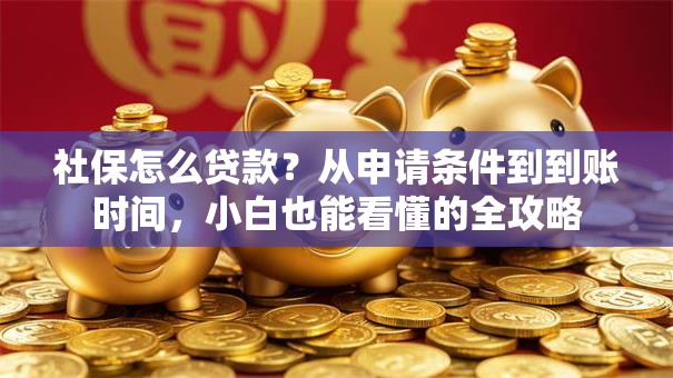 社保怎么贷款？从申请条件到到账时间，小白也能看懂的全攻略