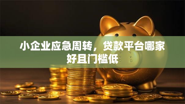 小企业应急周转，贷款平台哪家好且门槛低