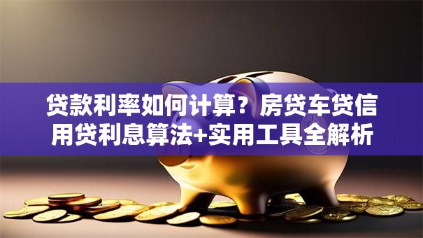 贷款利率如何计算？房贷车贷信用贷利息算法+实用工具全解析