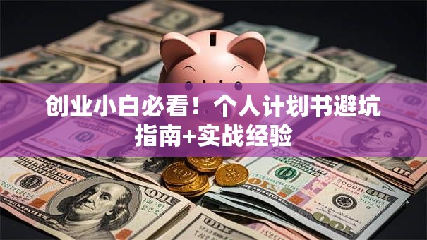 创业小白必看！个人计划书避坑指南+实战经验