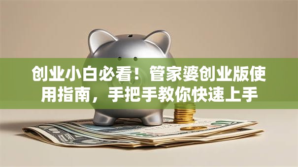 创业小白必看！管家婆创业版使用指南，手把手教你快速上手