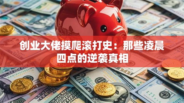 创业大佬摸爬滚打史：那些凌晨四点的逆袭真相