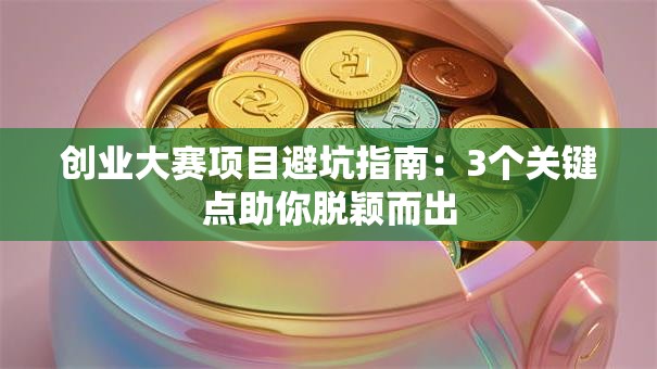 创业大赛项目避坑指南：3个关键点助你脱颖而出