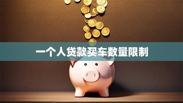 一个人贷款买车数量限制