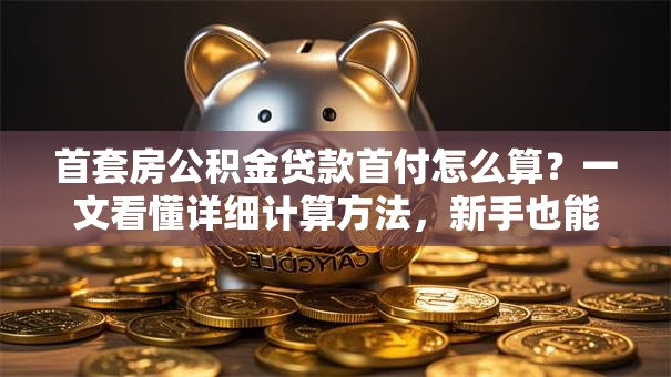 首套房公积金贷款首付怎么算？一文看懂详细计算方法，新手也能轻松算对