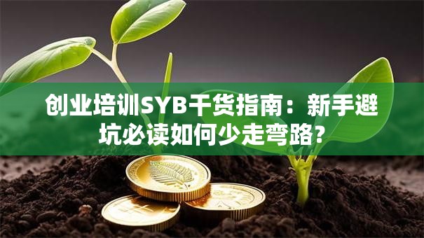 创业培训SYB干货指南：新手避坑必读如何少走弯路？