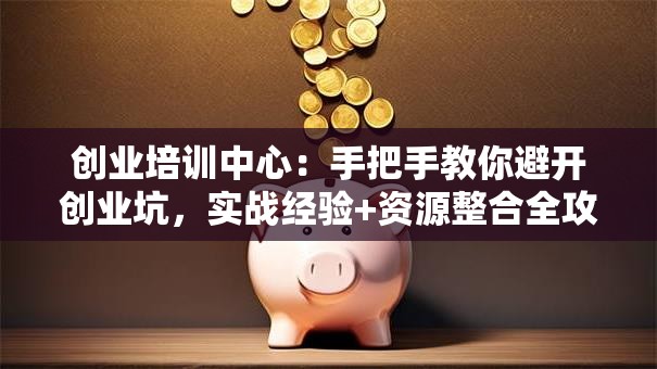创业培训中心：手把手教你避开创业坑，实战经验+资源整合全攻略