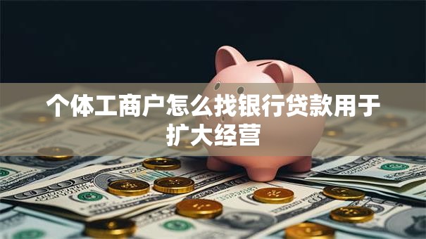 个体工商户怎么找银行贷款用于扩大经营