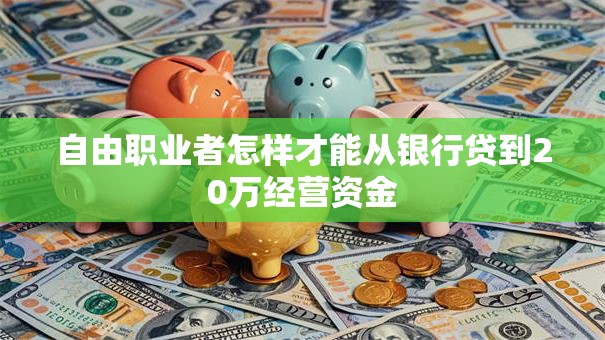自由职业者怎样才能从银行贷到20万经营资金