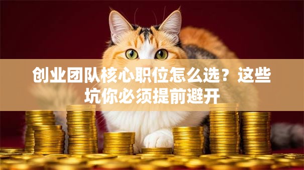 创业团队核心职位怎么选？这些坑你必须提前避开