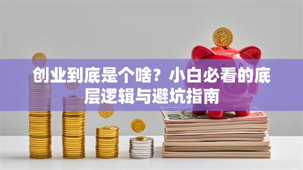 创业到底是个啥？小白必看的底层逻辑与避坑指南