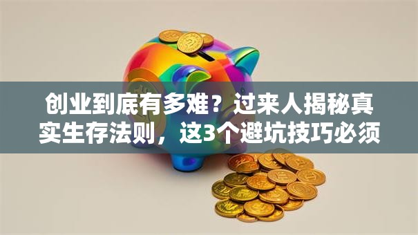 创业到底有多难？过来人揭秘真实生存法则，这3个避坑技巧必须掌握