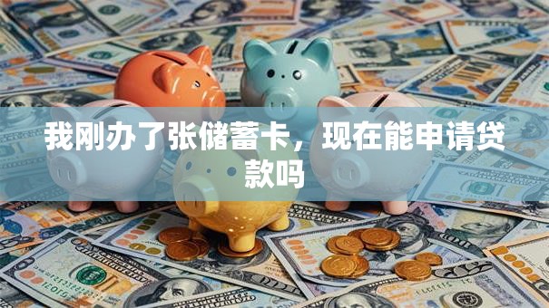 我刚办了张储蓄卡，现在能申请贷款吗