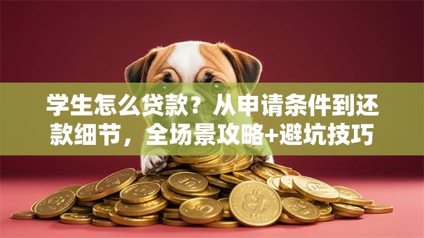 学生怎么贷款？从申请条件到还款细节，全场景攻略+避坑技巧