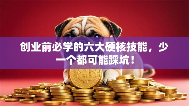 创业前必学的六大硬核技能，少一个都可能踩坑！