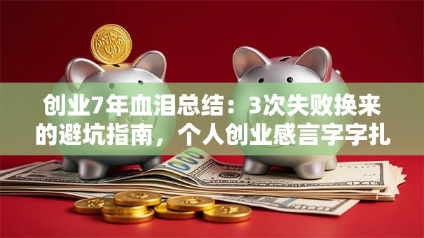 创业7年血泪总结：3次失败换来的避坑指南，个人创业感言字字扎心