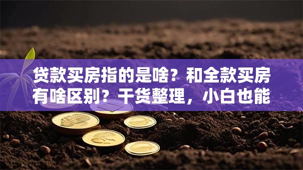 贷款买房指的是啥？和全款买房有啥区别？干货整理，小白也能轻松搞明白