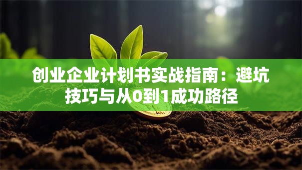 创业企业计划书实战指南：避坑技巧与从0到1成功路径