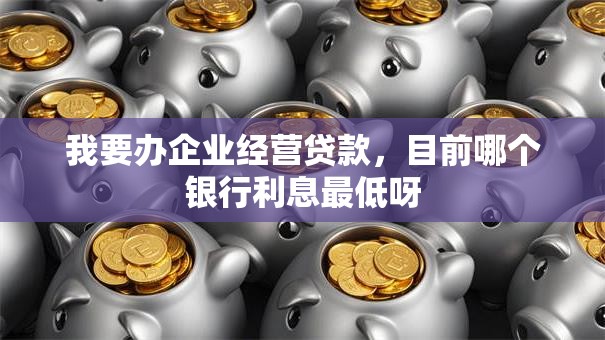 我要办企业经营贷款，目前哪个银行利息最低呀